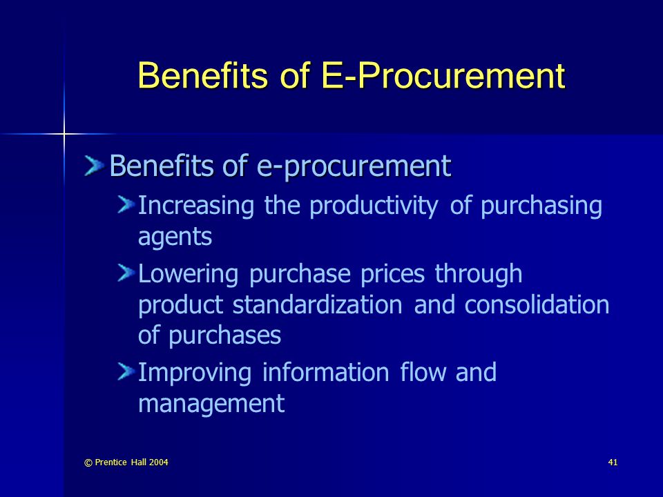 eProcurement Training Information
